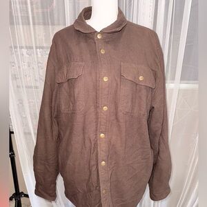 CQA Men's Dark Brown Shirt Jacket